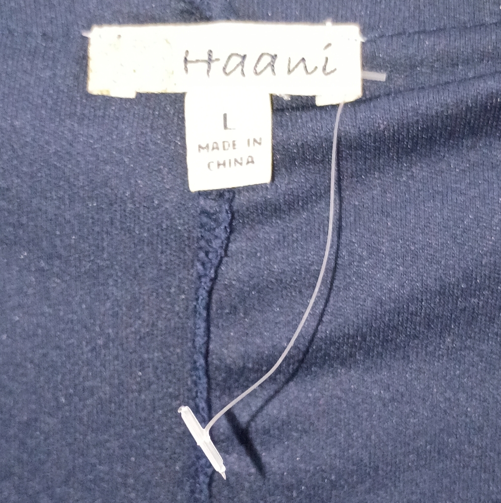 Haani Blue and Red Sheath Dress Short Sleeve Scoop Neck - Picture 2 of 4